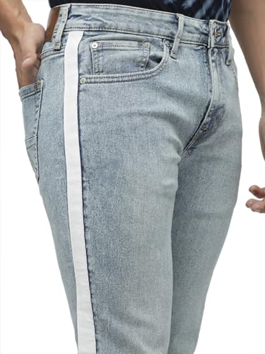 Image of Jack & Jones Men's Slim Fit Jeans | Mid Rise | Jeans for Men