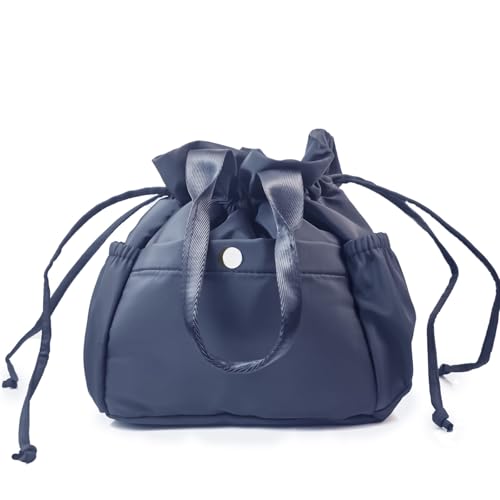 LANGCYGO Lunch Bag For Women, Insulated Womens Lunch Bag For Work Large Capacity Lunch box for Women Perfect for Office (navy blue)
