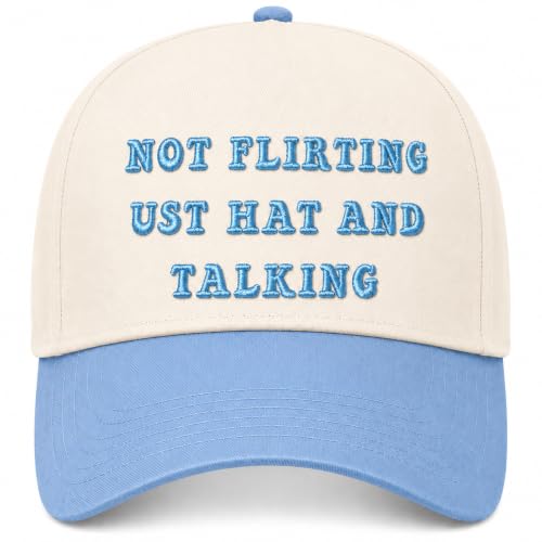 Not Flirting Ust Hat and Talking Funny Trucker Hats Vintage Trucker Cap Hat