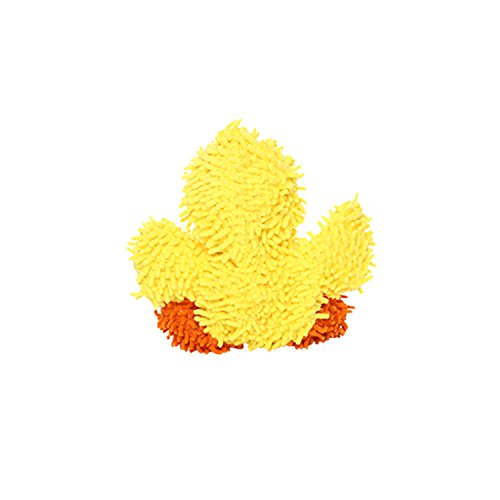 Mighty- Microfiber Ball Junior Duck – Made With Squeaker Balls And Minimal Stuffing. Strong & Tough. Interactive Play Dog Toy. Machine Washable & Floats #TOP1