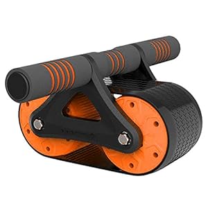 Oileus AB Roller Wheel for Abdominal Exercise, Core Workout Equipment with Automatic Rebound Assistance and Resistance Springs with Ergonomic Handle Sold