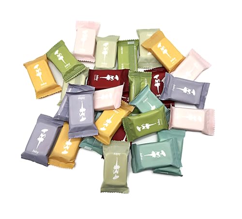 Lingettes visage jetables compactes en coton pour peaux sensibles, lot de 28 serviettes
