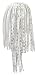 Strike King Perfect Skirt with Magic Tails Bait (Super White, 3.5-Inch)