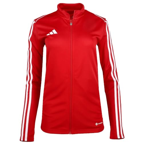 Image of adidas Men's Tiro 23 League Training Jacket, Team Power Red Tall + 2", Large Extra Tall