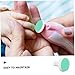 CALLARON 12pcs Nail Trimmer Replacement Pads Grinding for Safe Nail Care Portable and Versatile Grooming for Boy Girl and Toddlers Green