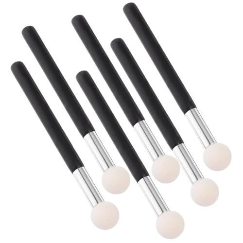FRCOLOR 6pcs Concealer Brush Small Portable under Eye Concealer Brush Sponge Head Makeup Tool for Foundation Blending