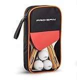 PRO-SPIN Palas de Ping Pong, Set de Alto Rendimiento - Palas de Tenis de Mesa, Pelotas de Ping Pong 3*, Caja de...