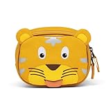 Affenzahn Lenkertasche mit Kletthalterung für Fahrrad, Tretroller, Laufrad, Scooter, Kinderfahrrad, Mädchen und Jungen Tiger - Gelb