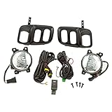 CONCEPT AUTOMOTIVE LIGHTS Fog Light Assembly Compatible with 2021 2022 2023 2024 Honda Odyssey LED Fog Light Set Switch Bezel Wires Relay Pair