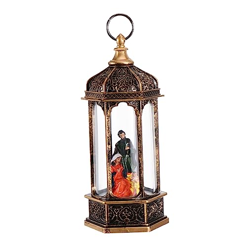 Uonlytech Retro Christmas Lamp Chic Desktop Light for Holiday Decor Festive Tabletop Night Lamp for Ktv Bars and Home Decoration