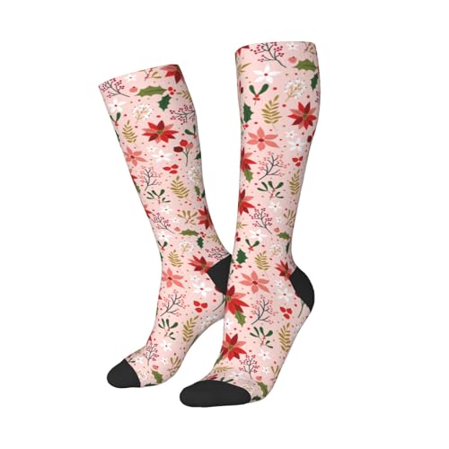 Image of Knee High Socks for Women Girls Fashion Women's Festival Stockings for Casual Running Work Travel