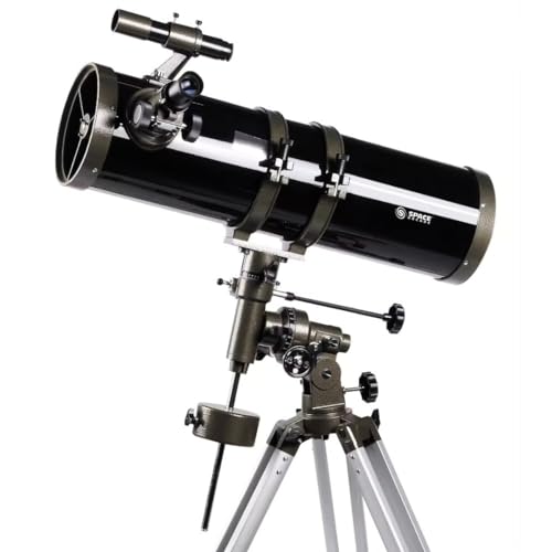 Space Arcade Space Voyage 130EQ Newtonian Telescope for Deep Sky Objects Galaxies Nebula, Planets, Moon and Astrophotography with Smartphone Adapter and Moon Filter
