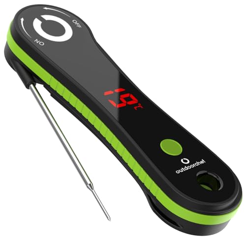 Outdoorchef Easy Check Quick digitales Grillthermometer - schnelles Einstechthermometer mit LCD, BBQ Fleischthermometer für Grill, Ofen & Küche - präzise Temperaturmessung