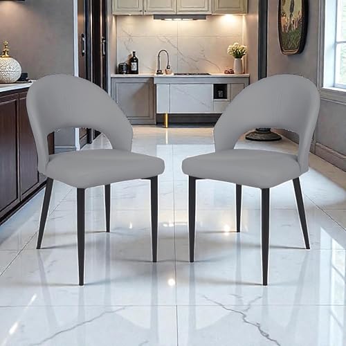 Image of The Attic Fiero Modern 6 Seater Dining Set,Light Grey,Titanium & Cream,160Cms