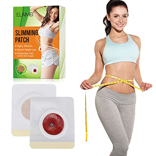 30/60/90PCS Perfect Detox Slimming Patch, Effective Ancient Remedy Healthy Detox Slimming Belly Pellet, Natural Herbal Quick Slimming Waist Abdominal (30PC)