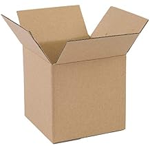 100 Packs 4 x 4 x 4 inches Cardboard Paper Boxes Mailing Packing Shipping Box Corrugated Carton 4 x 4 x 4 inch