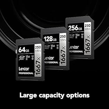 レキサープロフェッショナル1667×128GB SDXC UHS-II Amazon.com: Lexar 128GB Professional 1667x SD Card, UHS-II