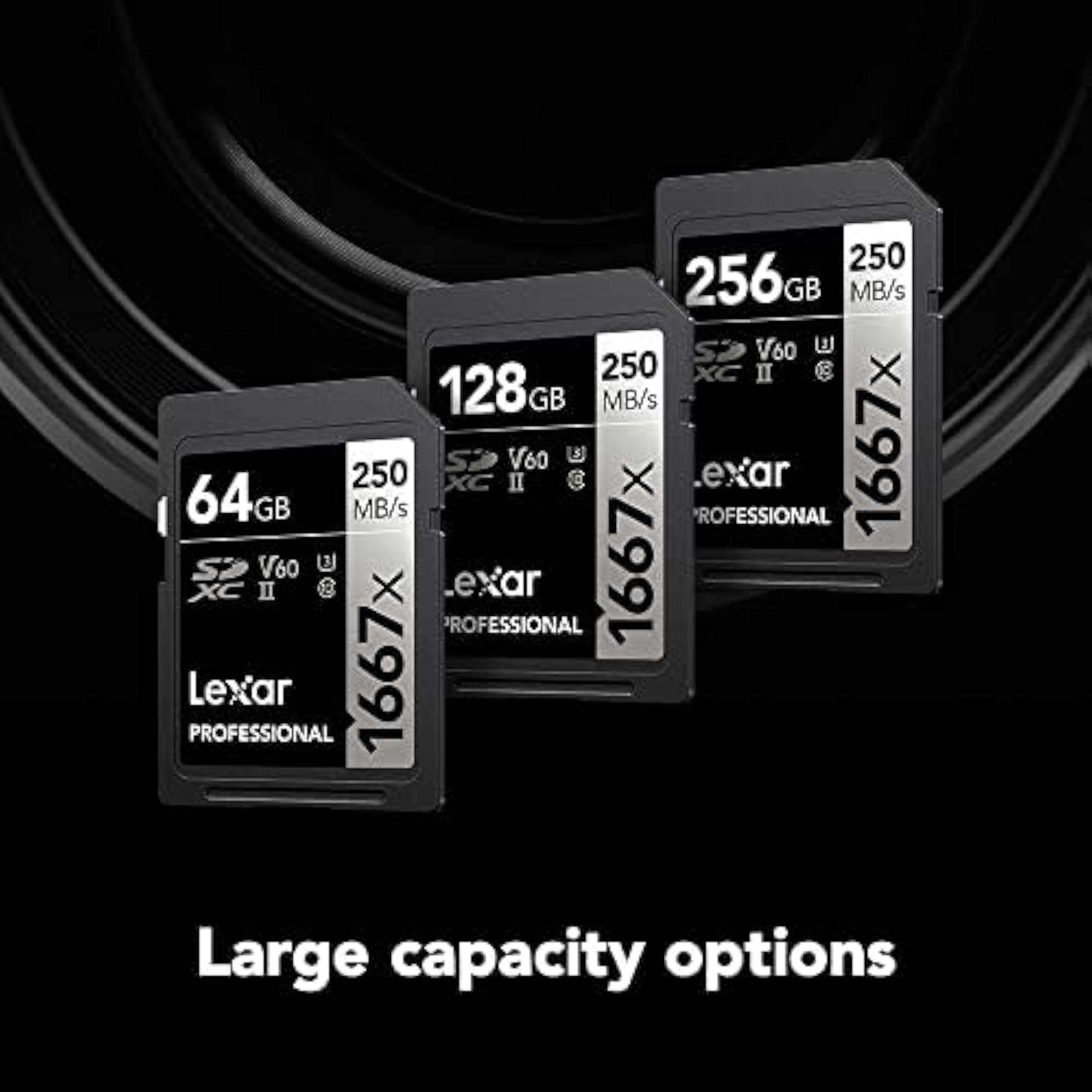 Professional 1667x 128GB SDXC UHS-II/U3 Memory Card