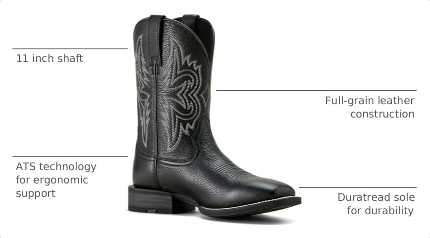 Image of ARIAT Men's Western Big Rig Wide Square Toe Cowboy Boot