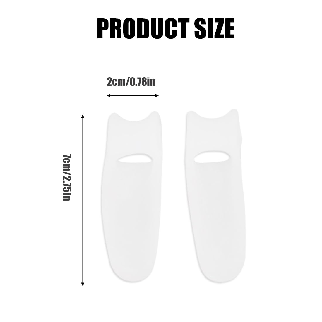 Bunionette Corrector, 6 Unidades de Corrector de Dedo pequeño, Silicona, Gel para Hombres y Mujeres, Garra, tamaño para Todos los esparcidores pequeños
