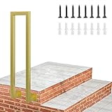 ✔【Large application】: Idéal pour toute installation au sol horizontale. Par exemple: escaliers et rampes de grenier, marches d'entrée intérieures et extérieures, portes d'escalier ou entrées de cave.