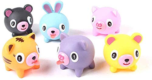 oshaberi doubutsu talking animal ball rabbit ?6PCS? Talking Animal Jabber Ball Soft ball gift for stress relief Children's soft ball toys, children's squeeze toys, children's decompression toys.