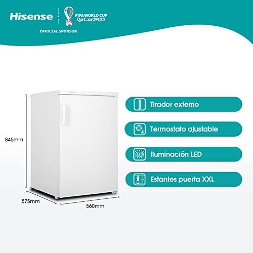HISENSE-RL170D4AWE-Frigorifico-pequeno-de-una-puerta-reversible-con-138-L-de-Capacidad-despensa-vertical-en-color-Blanco