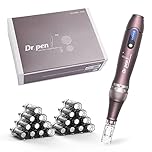Dr.Pen A10 Professional Wireless Microneedling Pen with 20 Replacement Cartridges Adjustable Micro Needling Micro needle Pen Microneedle Machine for Skin Care EM4801KIT-UK