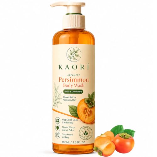 Kaori Persimmon Body Wash Soap from Japan for Old People Smell