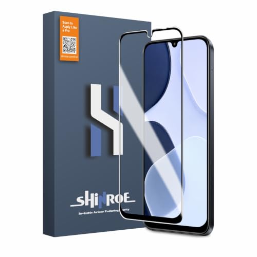 Image of Tempered Glass for Redmi 15C | Poco C85x | Redmi 15A | Redmi A7 Pro - Military Grade 9H Screen Guard, Anti-Scratch, Shatterproof, Edge to Edge Full Coverage - Black Border