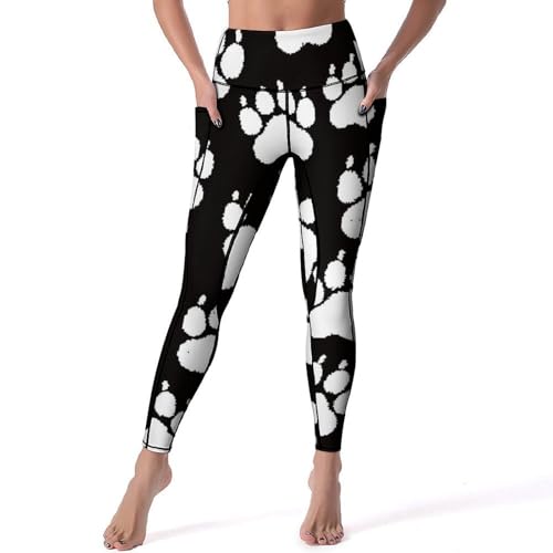 Legging femmes taille haute extensible pantalon de sport yoga gym S
