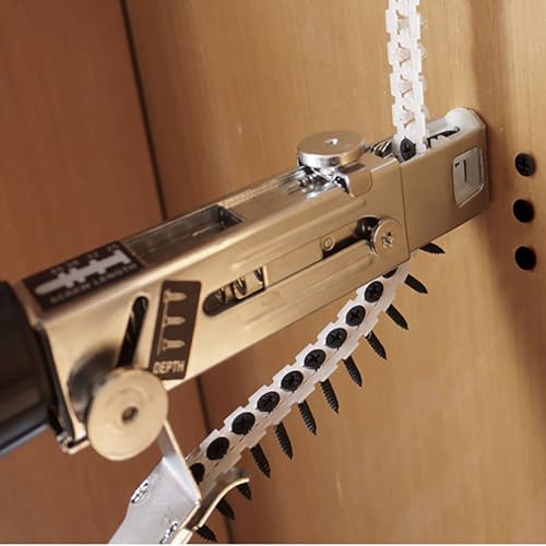 Screw Drill Chain Adapter for Power Drill Gun, Automatic Screw Spike Chain Drill Screw Chain Adapter, Automatic Chain Nail Gun Kit for Electric Drill Attachment Electric Drill Woodworking Tool