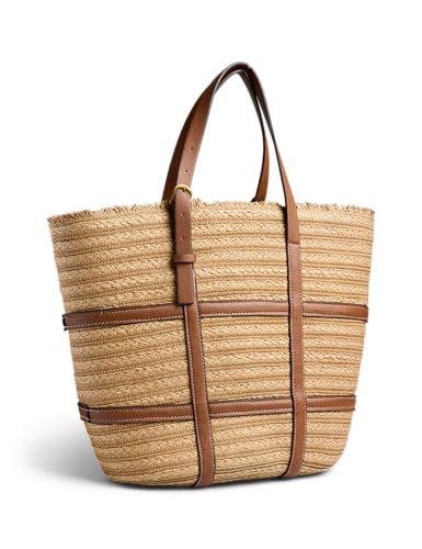 Cabas femmes PIECES Pckirstine, fini le manque de place avec ce sac beige