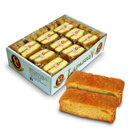 LaPasion - Bizcocho Al Huevo |Sobaos Pasiegos | Tortas Bizcocho y Bollería | Ideal Para Desayunos Y Meriendas | 2 Kg