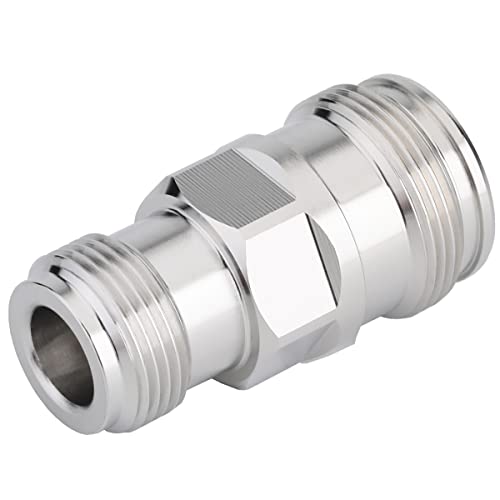 Adaptador 4.3/10 mini DIN hembra a N hembra para cable coaxial 2
