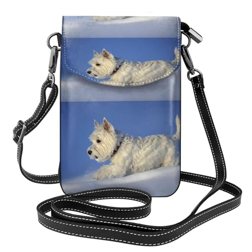 Porte-téléphone Westie pour femme idéal pour vos balades citadines