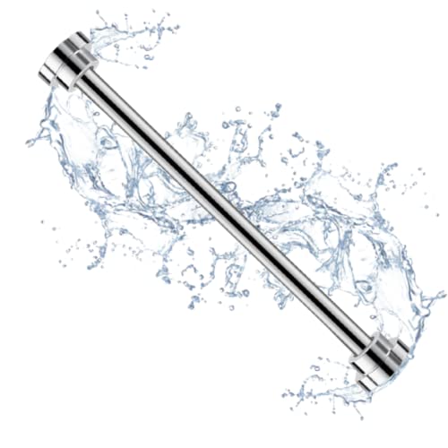 OWN CRAFT つっぱり棒 【 商品説明動画有り 】白銀シルバー 突っ張り棒 強力 調整簡単 手回し式 工具不要 直径25mm ツッパリ棒 (#C 60-100cm)