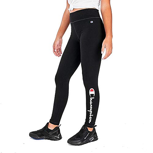 Legging de running enfant noir stretch Champion confortable - 2