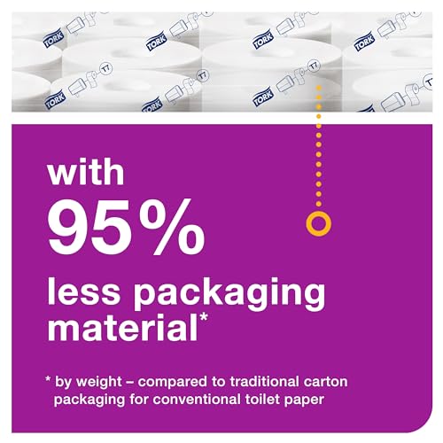Tork Coreless High-Capacity Toilet Paper Roll T7, 36 x 1000 Sheets, 472880 - image 5