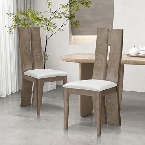 JURMALYN French Country Dining Chairs Set of 2 Cover