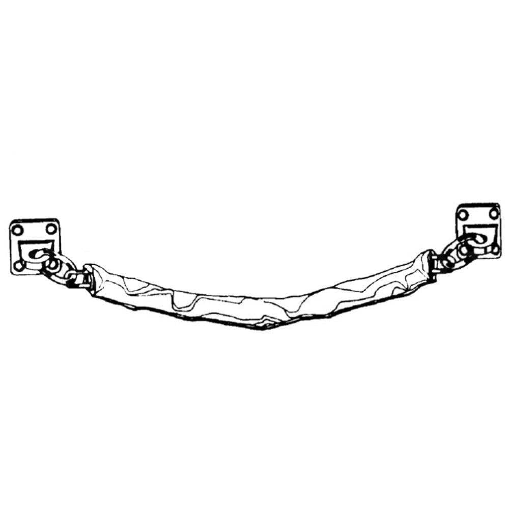 1875 Brass Door Guard