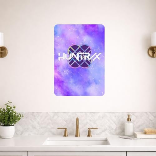 Image of Zesta Bathroom Decor Items Washroom Decor Tin Sign | Aesthetic Posters Wall Poster for Bedroom | Magnetic Cafe Decoration Items /Restaurant Decorations Items | Quirky Home Decor Bar Accent (Huntrix)