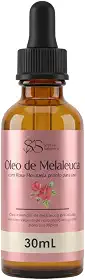 Sérum Multiuso Óleo de Rosa Mosqueta Puro com Óleo Essencial de Melaleuca Pronto para Uso Corporal - Clareador, Reduz Celulites, Estrias Acnes - 30 mL