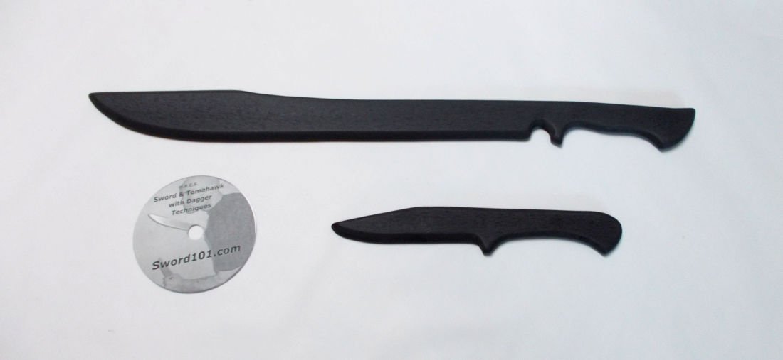 Training Commando Practice Sword Filipino Tactical Polypropylene Tanto Dagger Knife DVD Replica