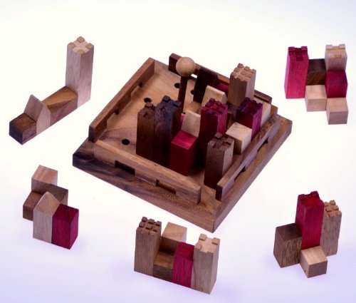 LOGOPLAY Castle - Burg - 3D Puzzle - Denkspiel - Knobelspiel - Geduldspiel - Logikspiel aus Holz mit vielen… – Bild 4