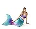 Ariel's Mermaid Magic Monofin and Mermaid Tail for Swimming for Kids, Girls, Teen, and Adults (JL - Adult Large 12-16)