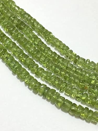 Perles de péridot vert pour fabriquer vos bijoux d'été et accessoires - 2
