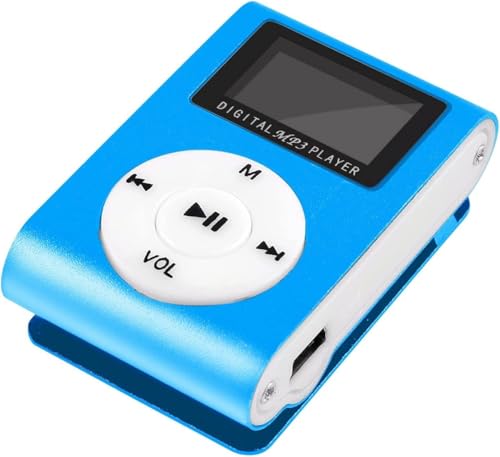 Drumstone Blue Mini MP3 Player with Clip - Image 5