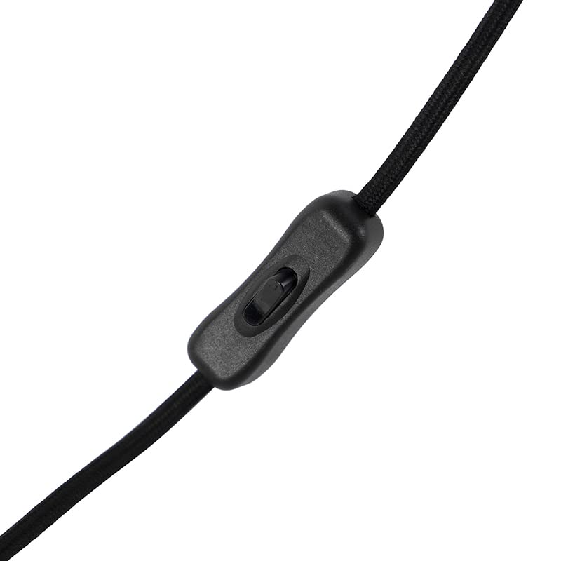 Qazqa Modern Tischleuchte mit Schirm, Tischlampe - Simplo - Weiß, Rund, max. 60W, Geeignet für LED, 52.5cm, Ideal als Schlafzimmerlampe und Wohnzimmerlampe