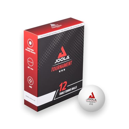 JOOLA Balles de ping-pong 40+, 12 pièces